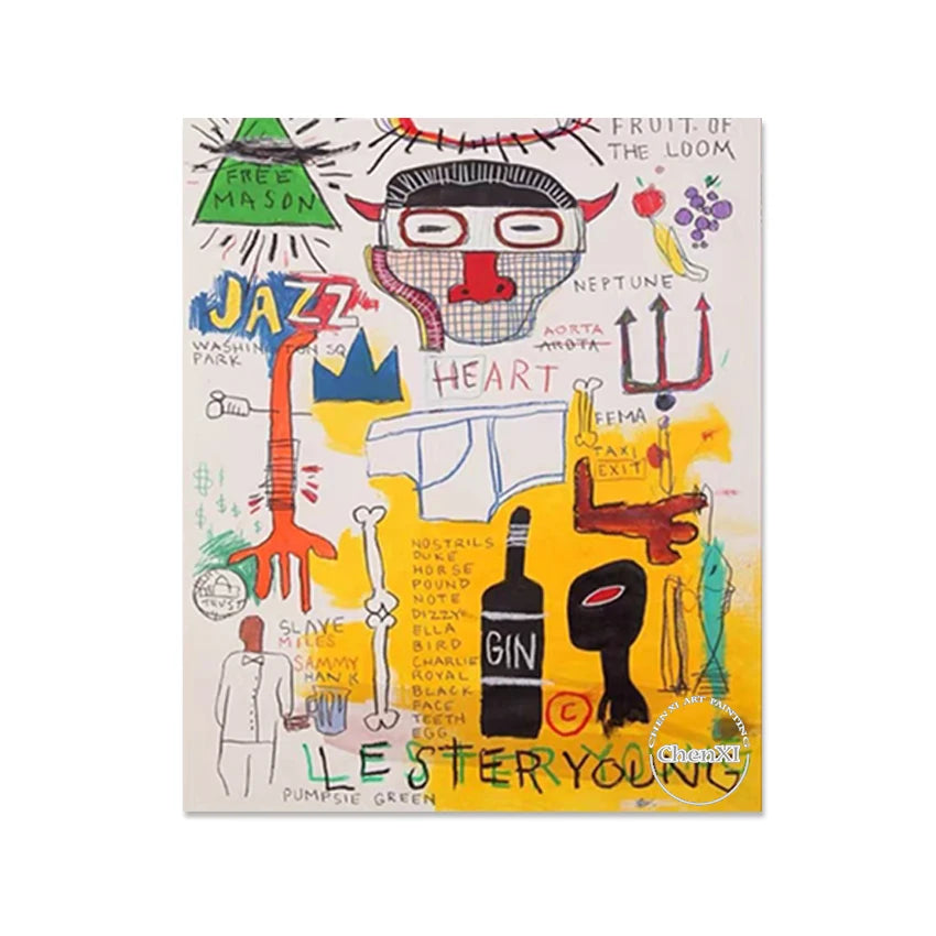 Modern Idea Design Hand Drawing Picture No Framed Restaurant Decoration Artwork Figure Textured Abstract Paintings Art Wall